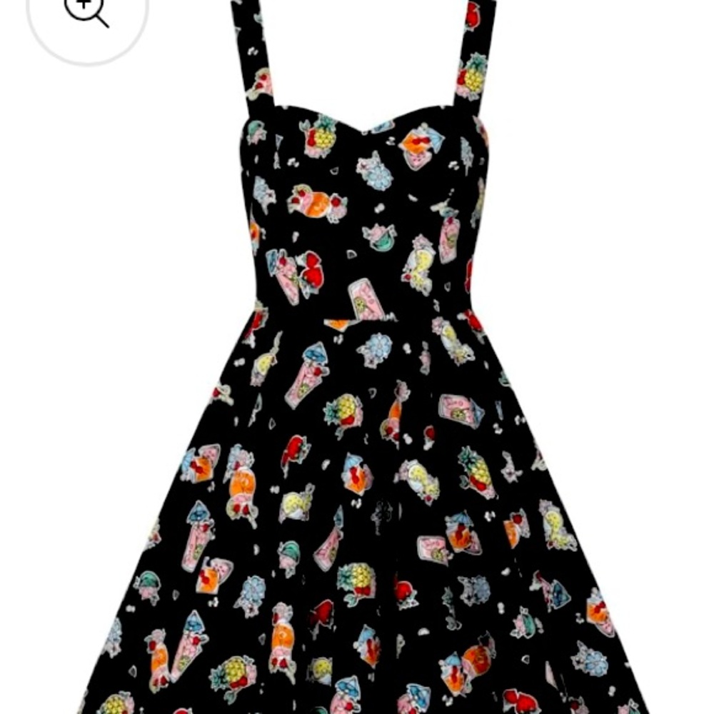 Hell Bunny 50’s style Tiki Dress. 2XL. EUC